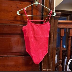 NWOT FP Movement Orange Bodysuit M